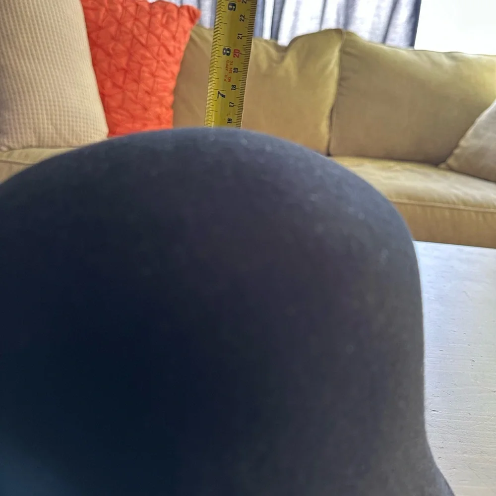 Black Wool Bucket Hat - Picture 5 of 5